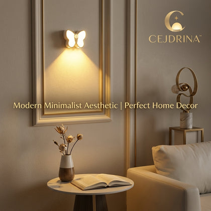 CEJDRINA™ Glazed Ceramic Mushroom Bedside Night Light – Mid-Century Modern Warm LED Accent Lamp for Bedrooms